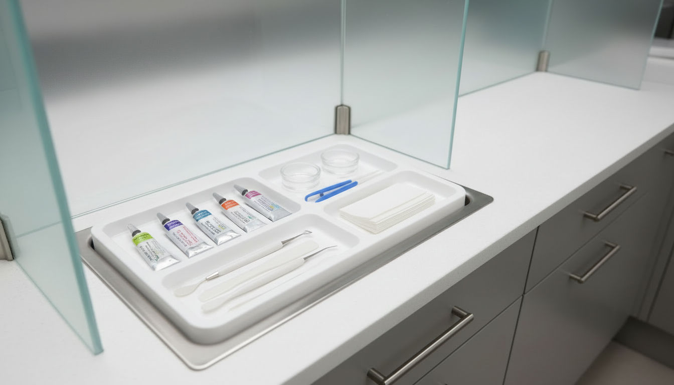 a composite dental tray